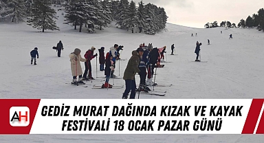 Gediz Murat Dağında Kızak Ve Kayak Festivali 18 0cak Pazar Günü