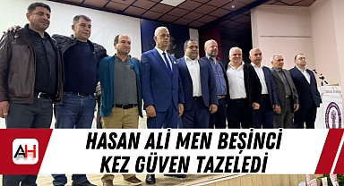 Hasan Ali Men Beşinci Kez Güven Tazeledi