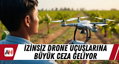 İzinsiz Drone Uçuşlarına Büyük Ceza Geliyor