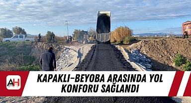 Kapaklı–Beyoba Arasında Yol Konforu Sağlandı