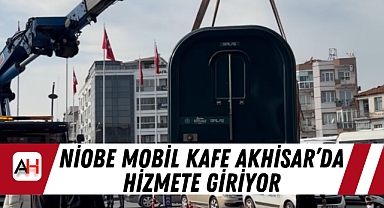 Niobe mobil kafe Akhisar’da hizmete giriyor