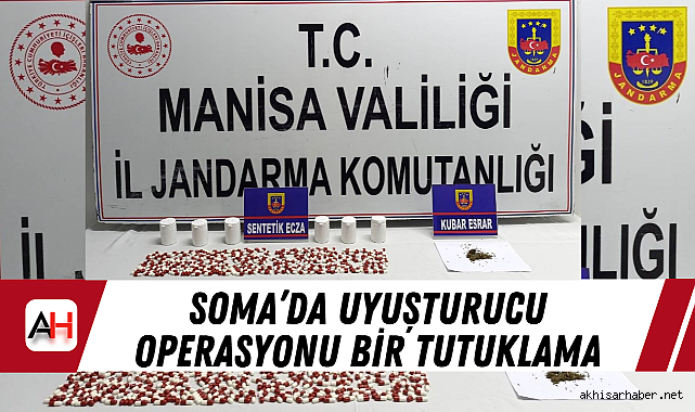Soma'da Uyuşturucu Operasyonu Bir Tutuklama