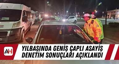 Yılbaşında Geniş Çaplı Asayiş Denetim Sonuçları Açıklandı