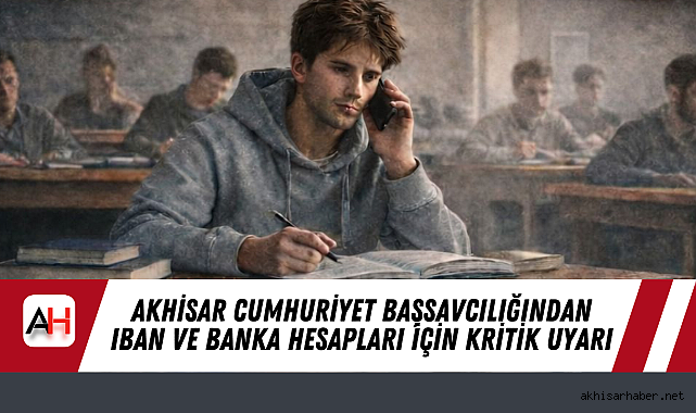 Akhisar Cumhuriyet Başsavcılığından IBAN Ve Banka Hesapları İçin Kritik Uyarı
