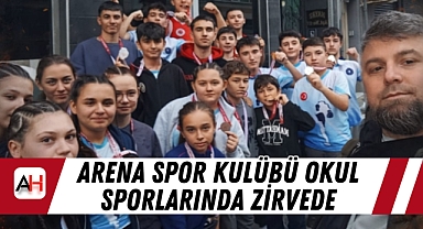 Arena Spor Kulübü Okul Sporlarında Zirvede