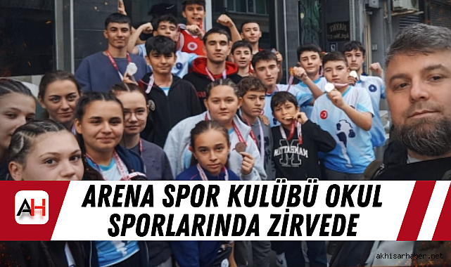 Arena Spor Kulübü Okul Sporlarında Zirvede