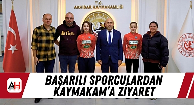 Başarılı Sporculardan Kaymakam'a Ziyaret