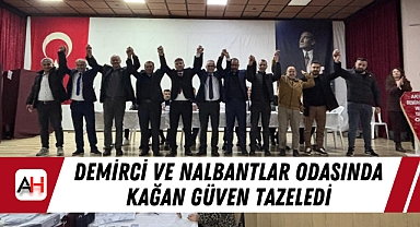 Demirci ve nalbantlar odasında Kağan güven tazeledi