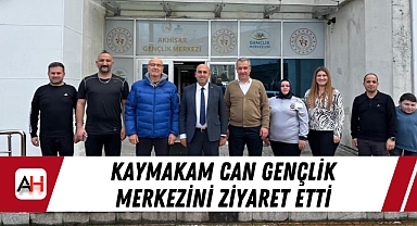 Kaymakam Can Gençlik Merkezini ziyaret etti