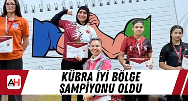 Kübra İyi bölge şampiyonu oldu