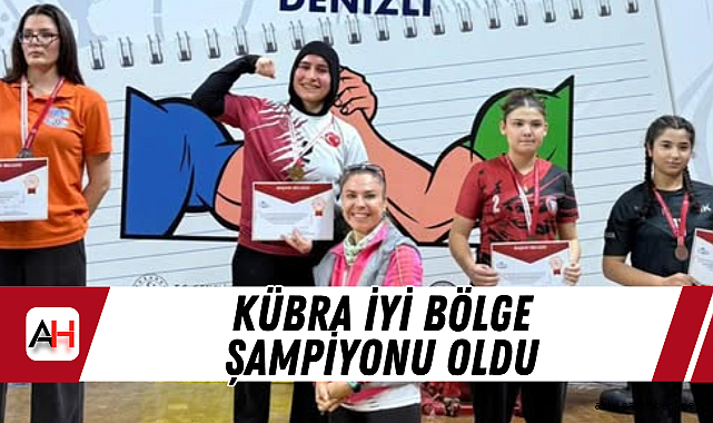 Kübra İyi bölge şampiyonu oldu