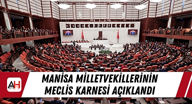 Manisa Milletvekillerinin Meclis Karnesi Açıklandı