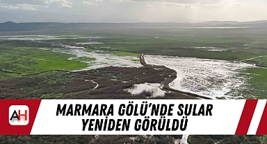 Marmara Gölü'nde Sular Yeniden Görüldü