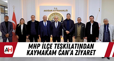 MHP İlçe Teşkilatından Kaymakam Can’a Ziyaret