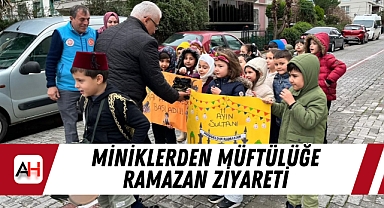 Miniklerden Müftülüğe Ramazan Ziyareti