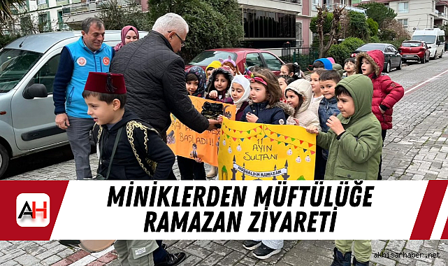 Miniklerden Müftülüğe Ramazan Ziyareti