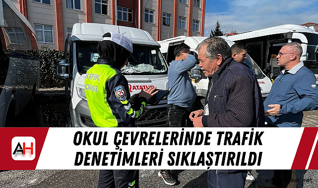 Okul Çevrelerinde Trafik Denetimleri Sıklaştırıldı