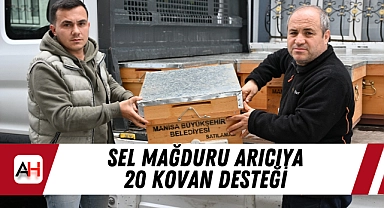 Sel Mağduru Arıcıya 20 Kovan Desteği