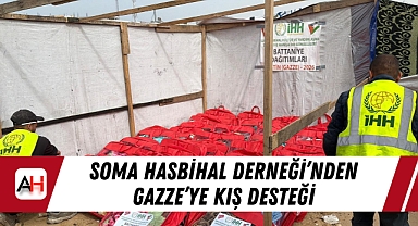 Soma Hasbihal Derneği'nden Gazze'ye kış desteği