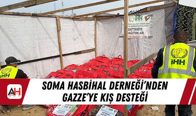 Soma Hasbihal Derneği'nden Gazze'ye kış desteği