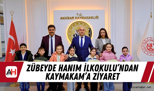 Zübeyde Hanım İlkokulu’ndan Kaymakam’a Ziyaret