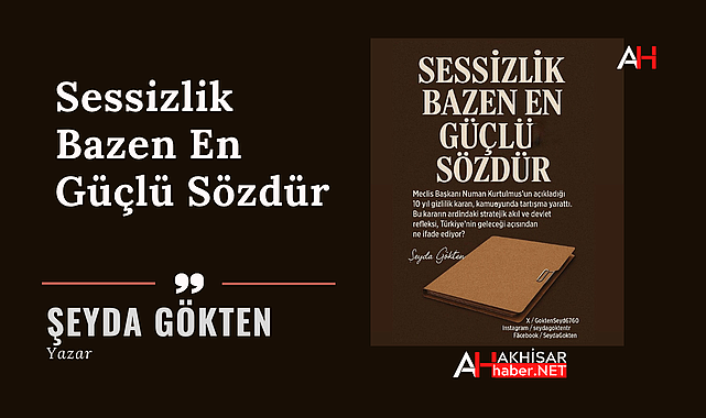 Sessizlik Bazen En Güçlü Sözdür
