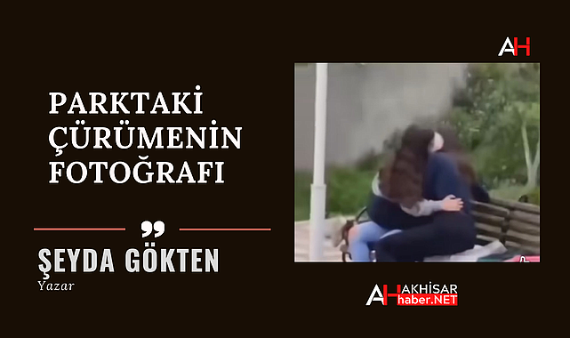 PARKTAKİ ÇÜRÜMENİN FOTOĞRAFI