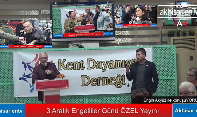 3 Aralık: Vicdanlarımızı Yeniden İnşa Etme Gün