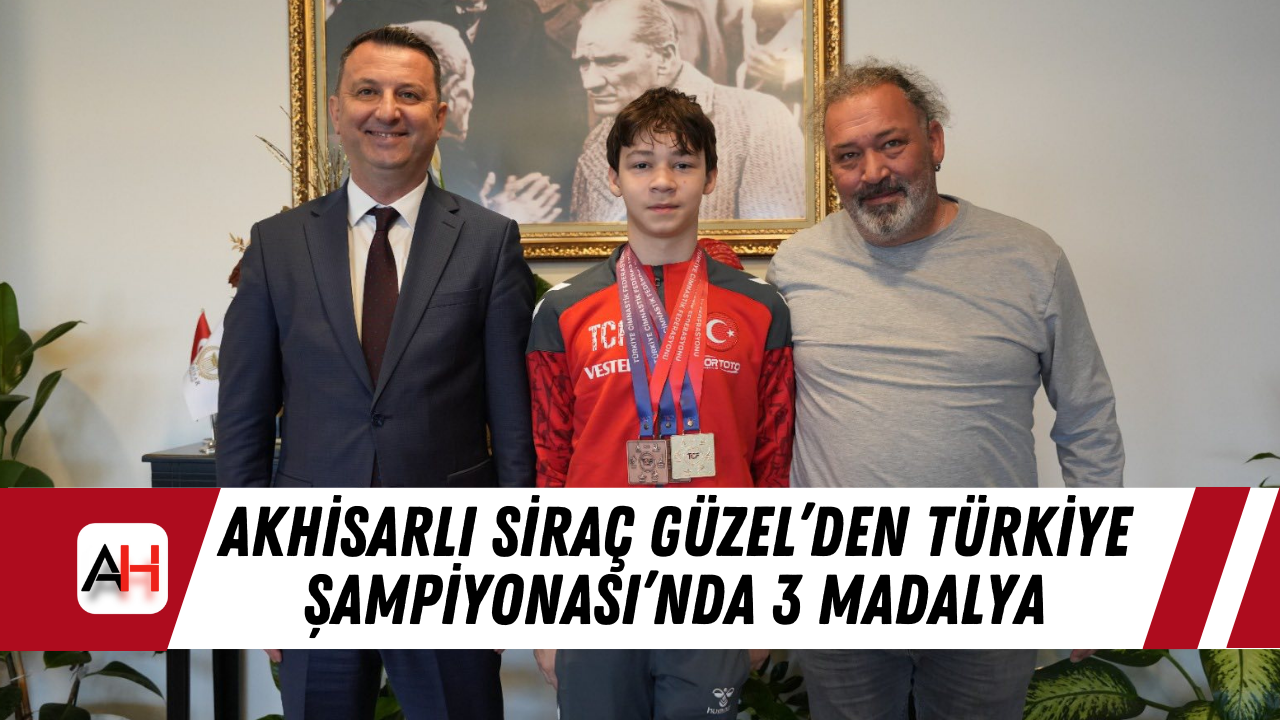 Akhisarlı Siraç Güzel’den Türkiye Şampiyonası’nda 3 Madalya
