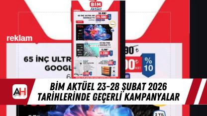 BİM Aktüel 23-28 Şubat 2026 tarihlerinde geçerli kampanyalar