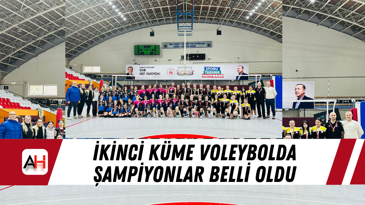 İkinci Küme Voleybolda Şampiyonlar Belli Oldu