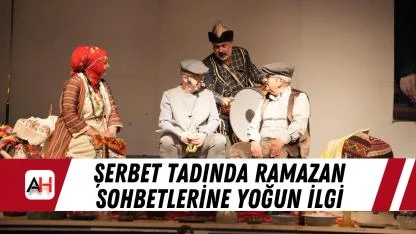 Şerbet Tadında Ramazan Sohbetlerine Yoğun İlgi