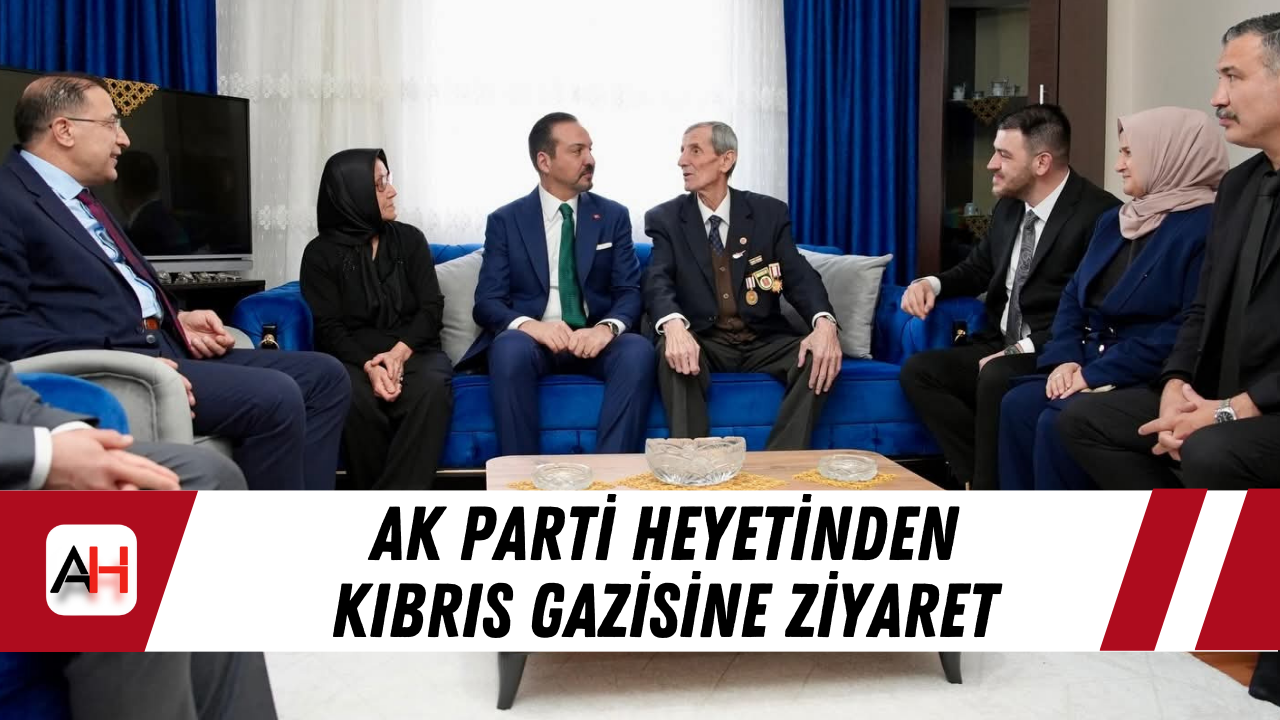 AK Parti Heyetinden Kıbrıs Gazisine ziyaret
