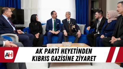 AK Parti Heyetinden Kıbrıs Gazisine ziyaret