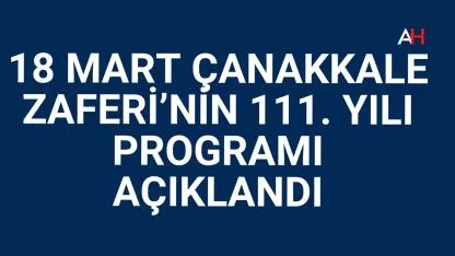 Akhisar’da Çanakkale Zaferi’nin 111. yılı anılacak