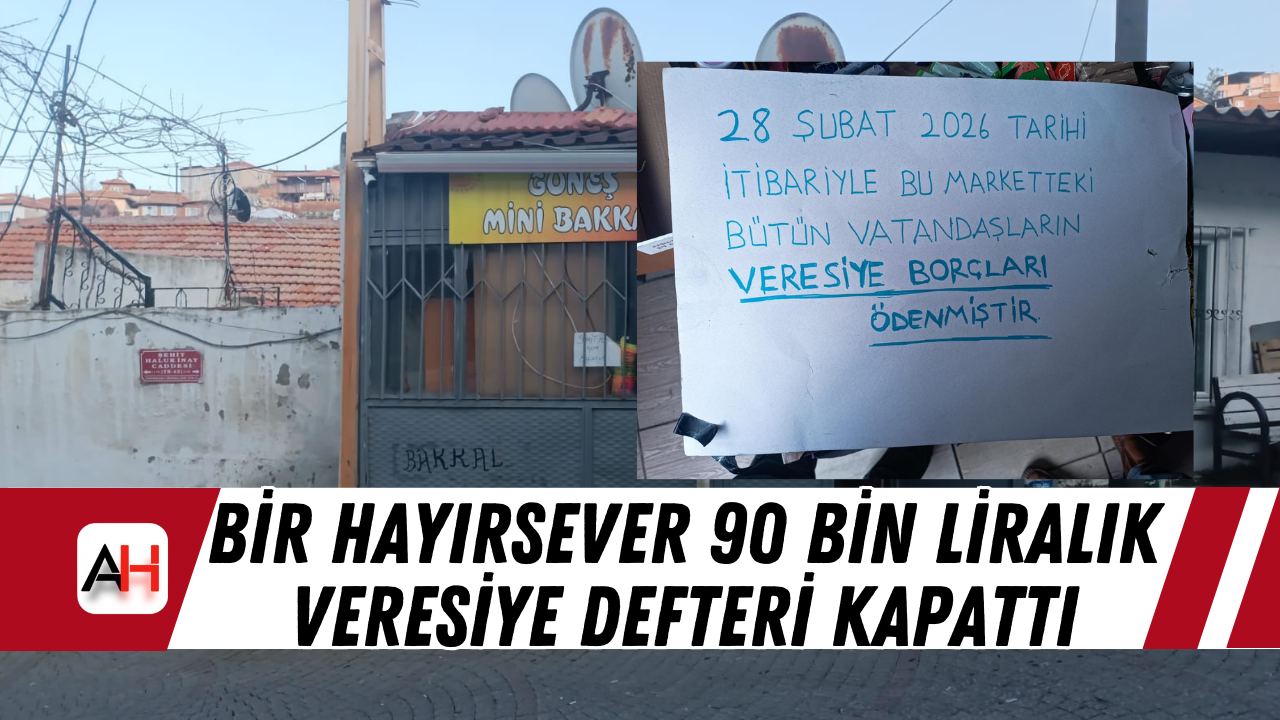 Hayırseverler 90 Bin liralık Veresiye Defteri Kapattı