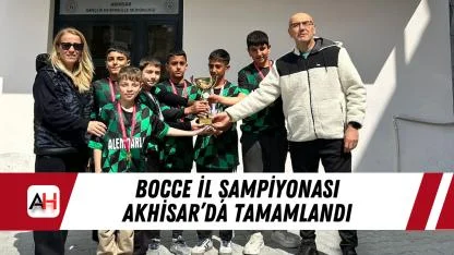 Bocce İl Şampiyonası Akhisar’da Tamamlandı