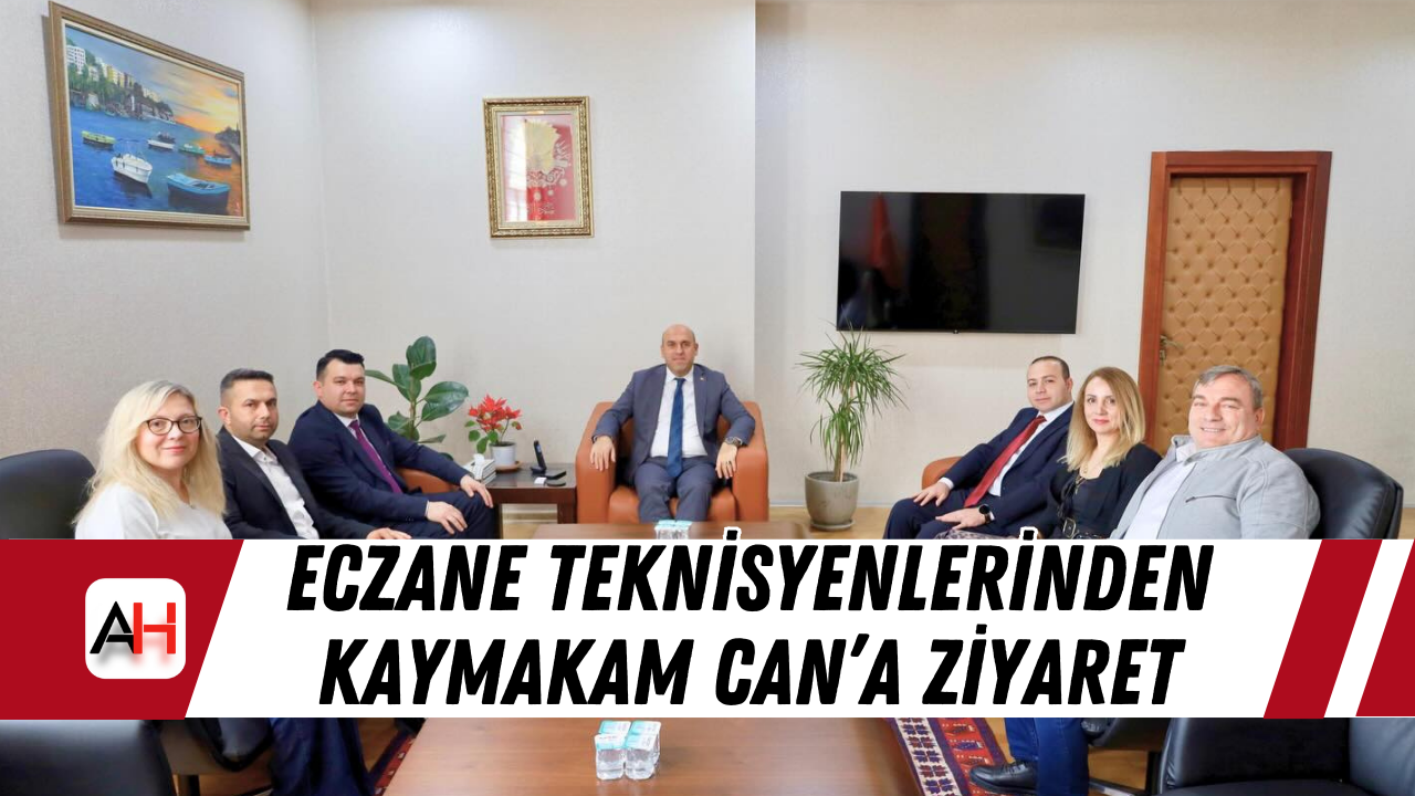 Eczane Teknisyenlerinden Kaymakam Can’a Ziyaret