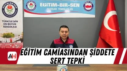 Eğitim Camiasından Şiddete Sert Tepki