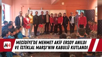 Mecidiye’de Mehmet Akif Ersoy Anıldı ve İstiklal Marşı'nın Kabulü Kutlandı