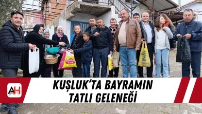 Kuşluk’ta Bayramın Tatlı Geleneği