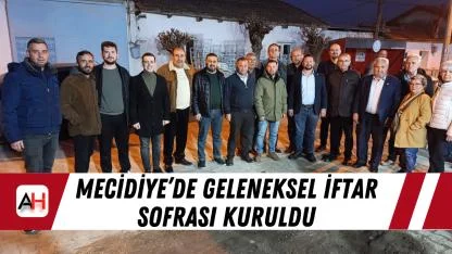 Mecidiye’de Geleneksel İftar Sofrası Kuruldu