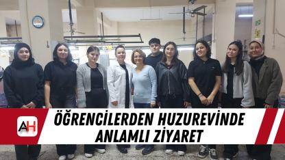 Öğrencilerden Huzurevinde Anlamlı Ziyaret