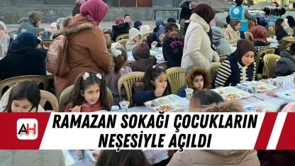 Ramazan Sokağı Çocukların Neşesiyle Açıldı