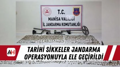 Tarihi Sikkeler Jandarma Operasyonuyla Ele Geçirildi