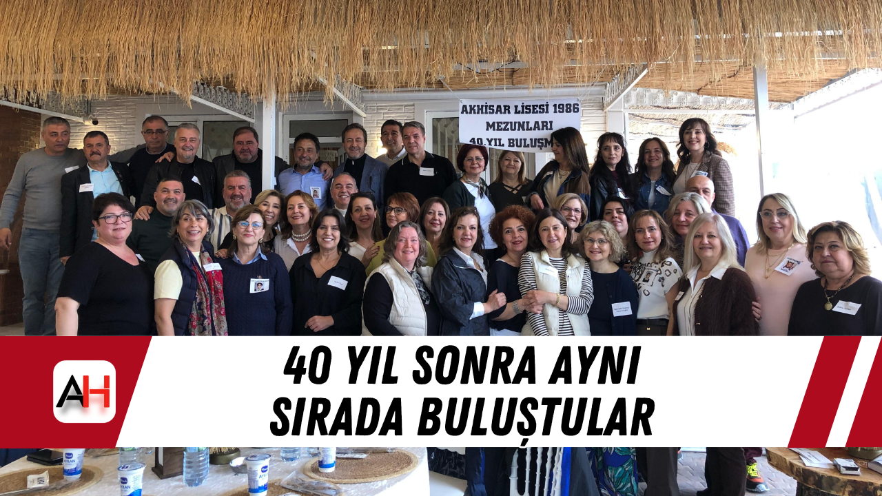 40 Yıl Sonra Aynı Sırada Buluştular