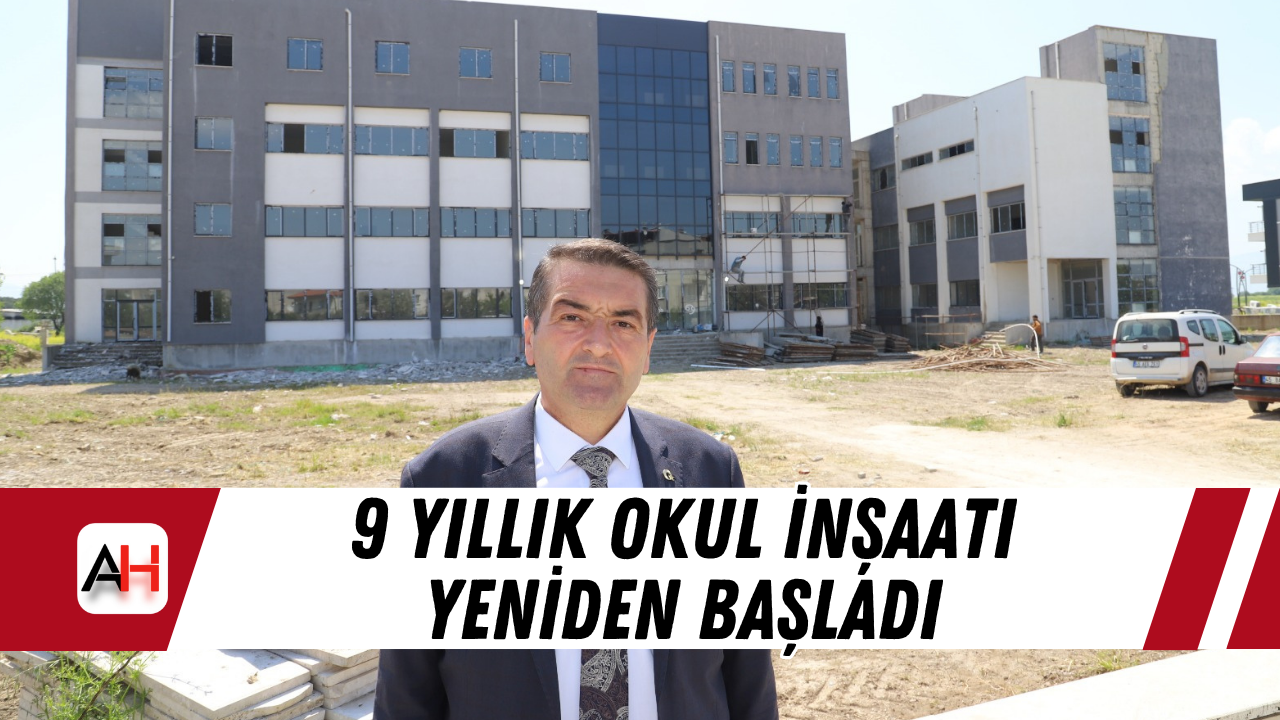 9 Yıllık Okul İnşaatı Yeniden Başladı