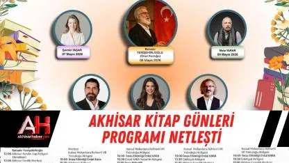 Akhisar Kitap Günleri Programı Netleşti