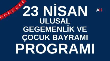 Akhisar’da 23 Nisan programı açıklandı