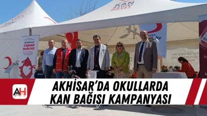 Akhisar’da okullarda kan bağışı kampanyası